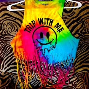 Spencer’s tie dye crop top